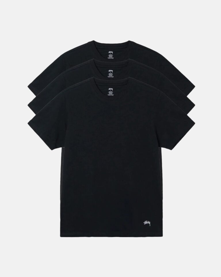 Stussy Undershirts 3 Pack Black