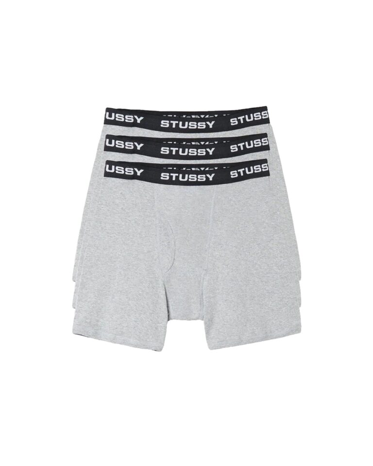 STÜSSY BOXER BRIEFS 3 PACK *Grey