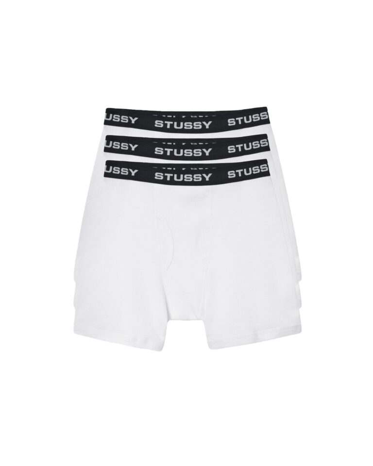 STÜSSY BOXER BRIEFS 3 PACK *White