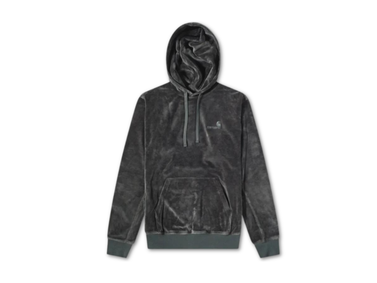 CARHARTT WIP HOODED UNITED SCRIPT SWEAT Dark Green Velikost L