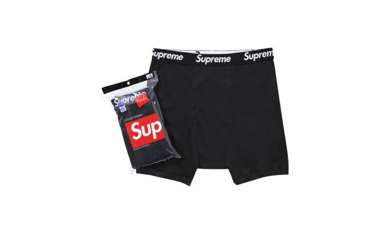 Supreme Hanes Boxer Briefs Black 1kus
