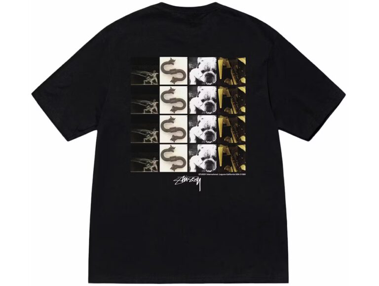 Stussy Grid Tee Black