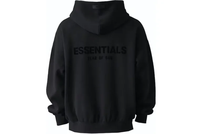 Fear of God Essentials Pullover Chest Logo Hoodie Stretch Limo/Black