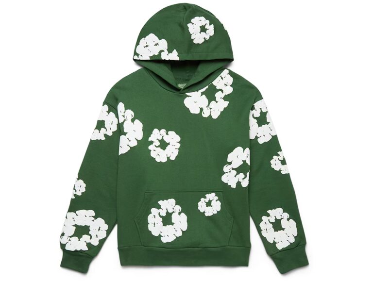 Denim Tears Cotton Wreath-print hoodie Green