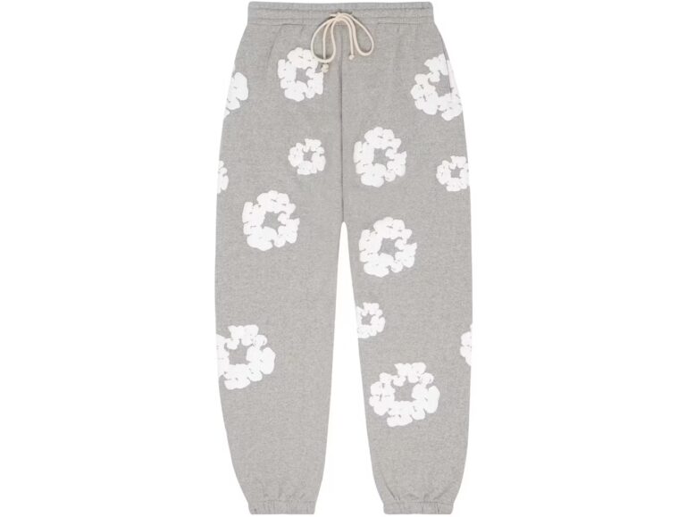 Denim Tears Cotton Wreath Grey Sweatpants