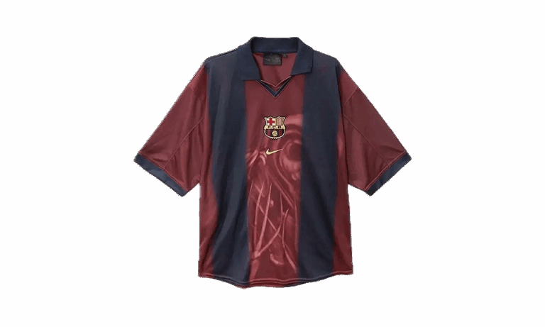 Travis Scott x Nike x FC Barcelona Retro 2000/01 Home Skeleton Jersey