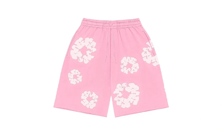 Shorts Denim Tears The Cotton Wreath Pink