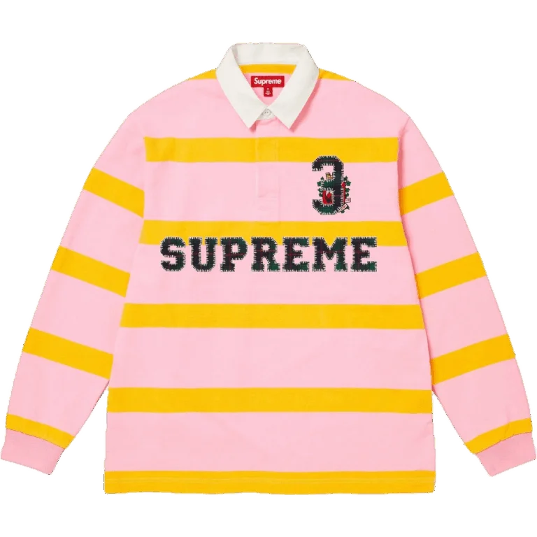 Supreme Stripe Rugby (FW25) Pink