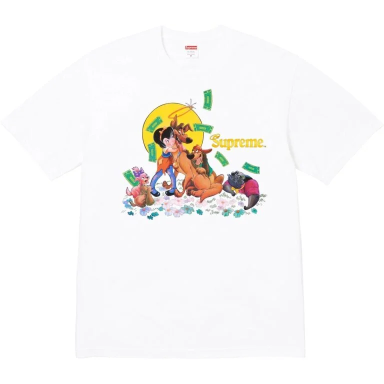 Supreme All Dogs Go To Heaven Tee White Supreme All Dogs Go To Heaven Tee White