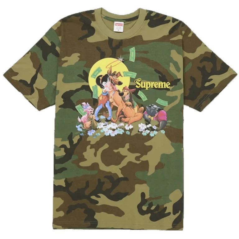 Supreme All Dogs Go To Heaven Tee Camo