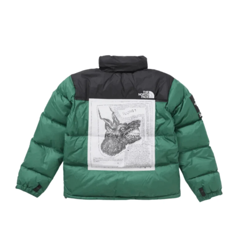 Supreme The North Face Nuptse Jacket Green