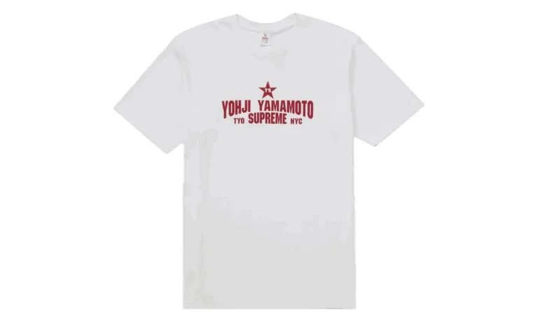 Supreme Y’s by Yohji Yamamoto Star Tee White