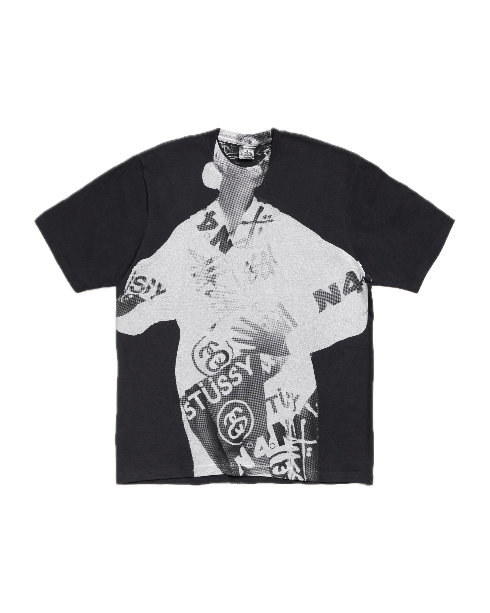 Stussy Paris Tee Faded Black