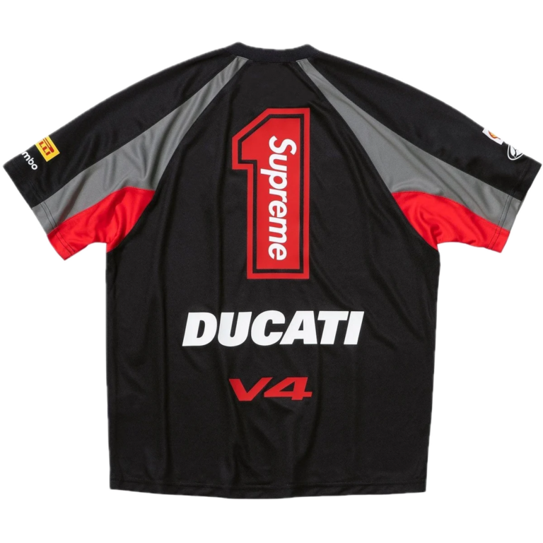 Supreme Ducati Football Jersey Black