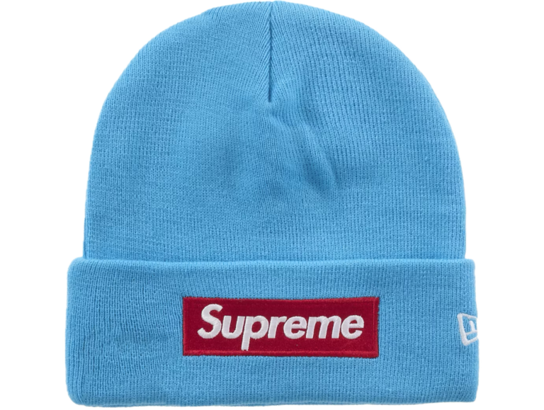 Supreme New Era Box Logo Beanie FW25 Blue