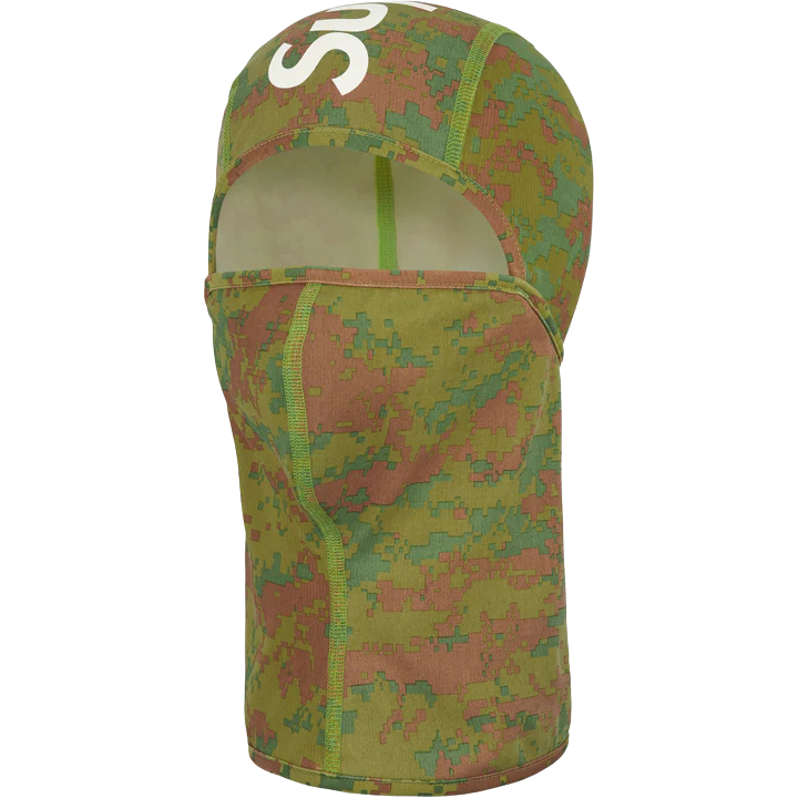 Supreme Heat Reactive Digi Camo Balaclava Green
