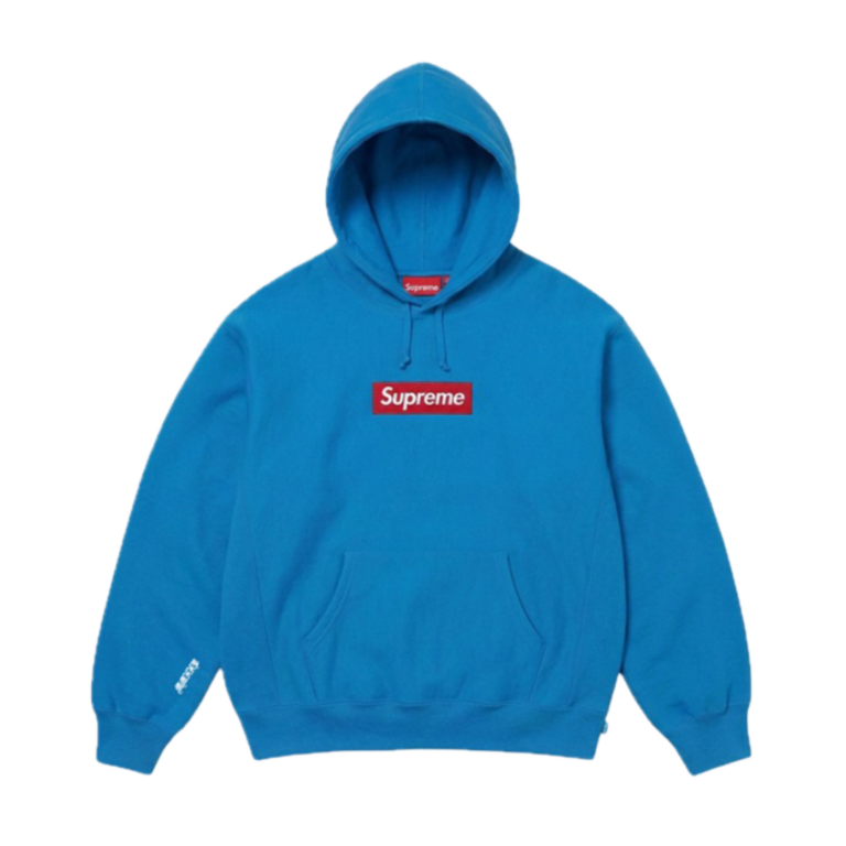 Supreme Box Logo Hooded Sweatshirt FW25 Blue