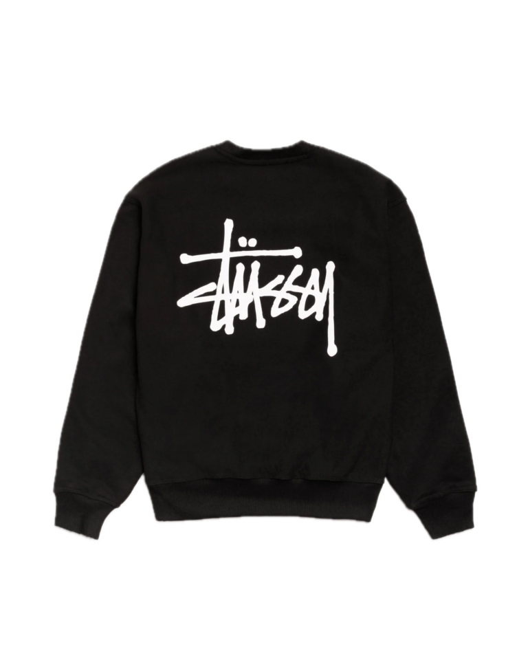 Basic Stussy Crew Black