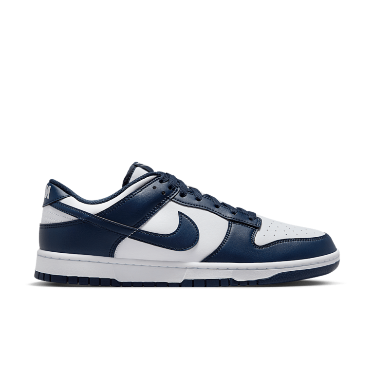 Nike Dunk Low White Midnight Navy