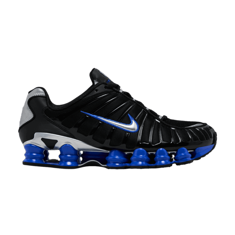 Nike Shox TL Black Racer Blue Metallic Silver