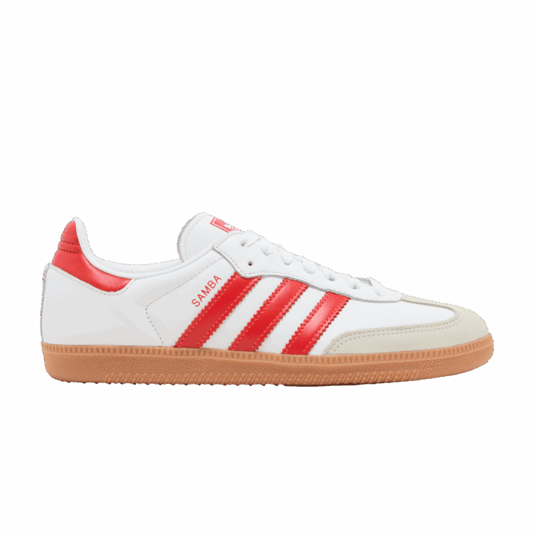 adidas Samba OG White Solar Red Gum (Women’s)