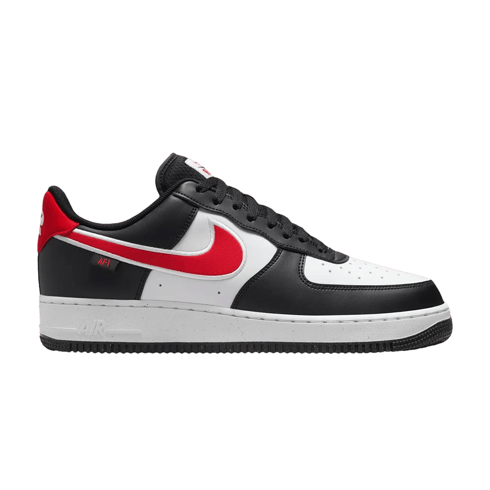 Nike Air Force 1 Low ’07 Next Nature Black White University Red Nike Air Force 1 Low ’07 Next Nature Black White University Red