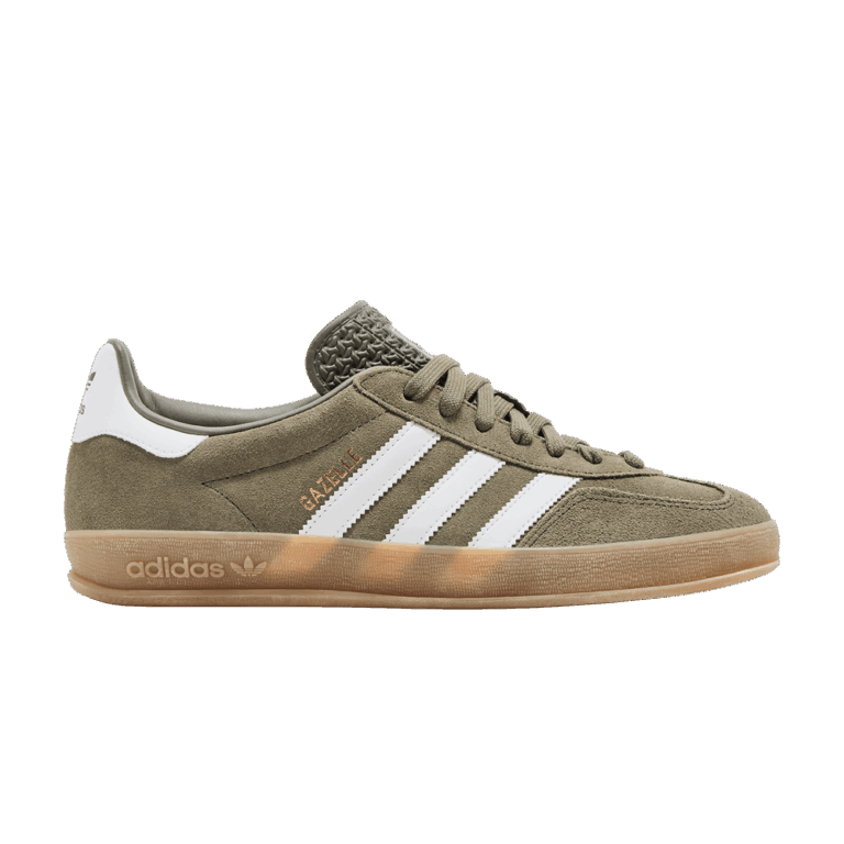 adidas Gazelle Indoor Olive Strata Cloud White Gum
