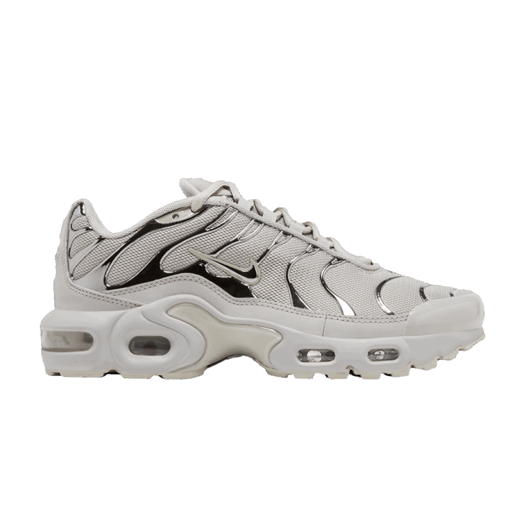 Nike Air Max Plus Light Iron Ore Gym Red Smoke Grey Metallic Silver (GS)