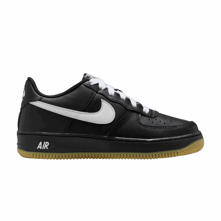 Nike Air Force 1 Low LV8 Black Gum Light Brown White (GS)
