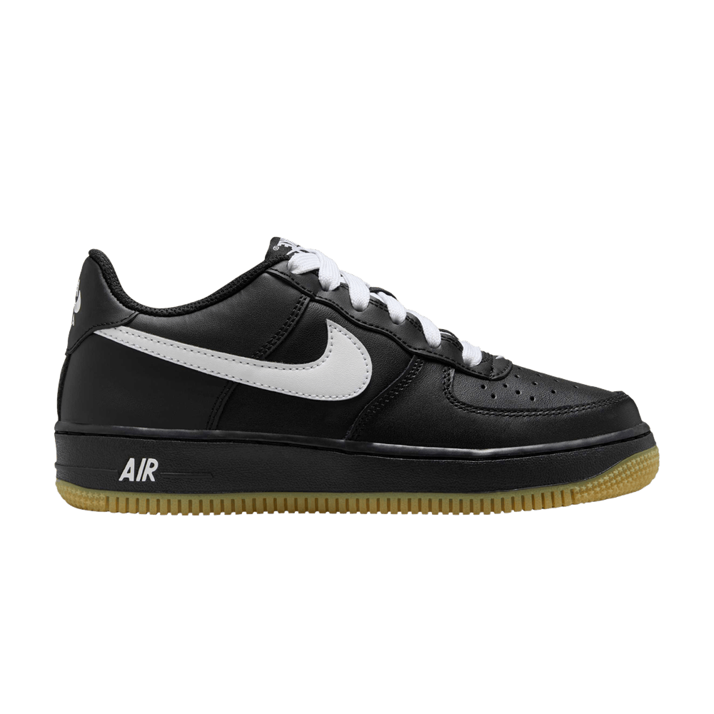 Nike Air Force 1 Low LV8 Black Gum Light Brown White (GS) Nike Air Force 1 Low LV8 Black Gum Light Brown White (GS)