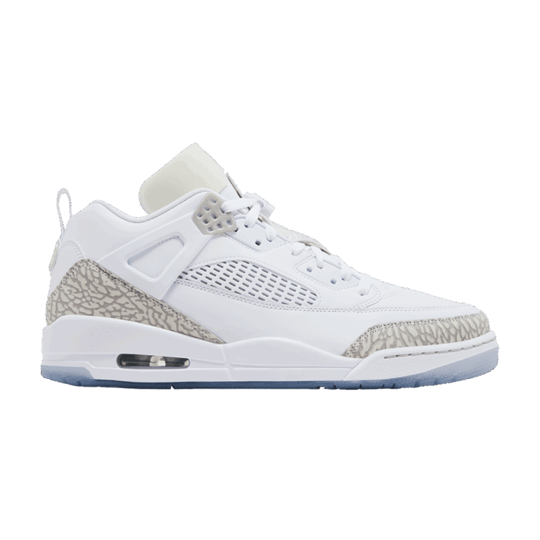 Jordan Spizike Low White Metallic Silver Barely Blue Neutral Grey