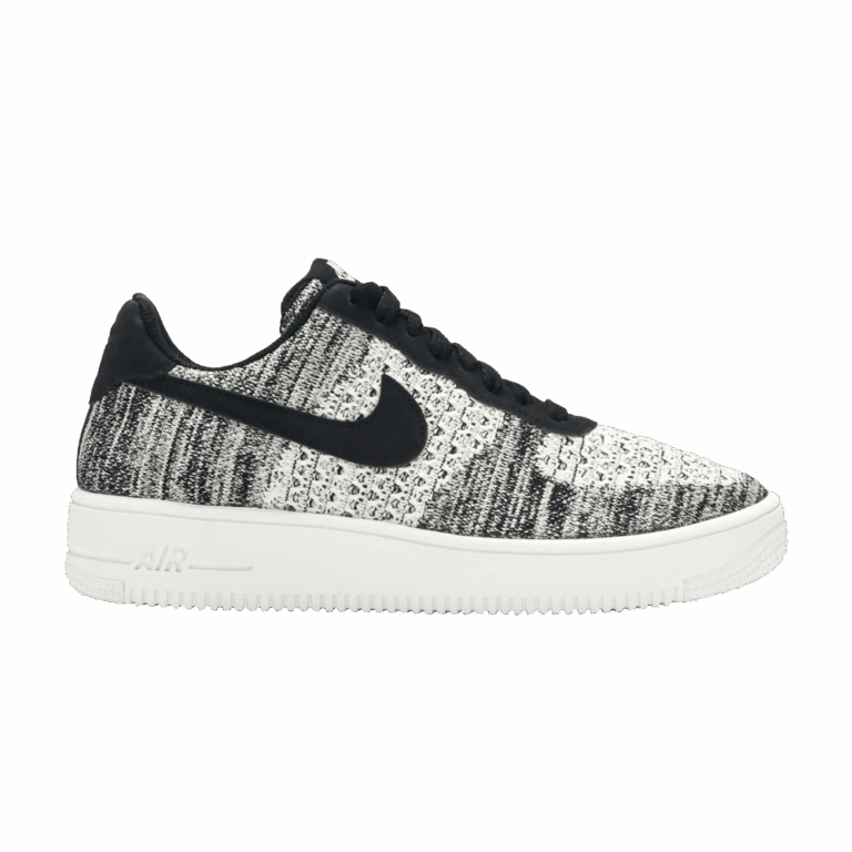 Nike Air Force 1 Flyknit 2 Black Pure Platinum
