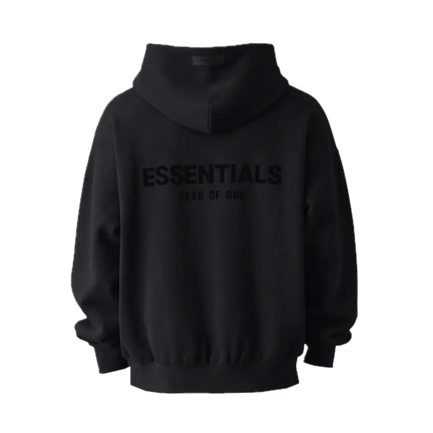 Fear-of-God-Essentials-Pullover-Chest-Logo-Hoodie-Stretch-LimoBlack