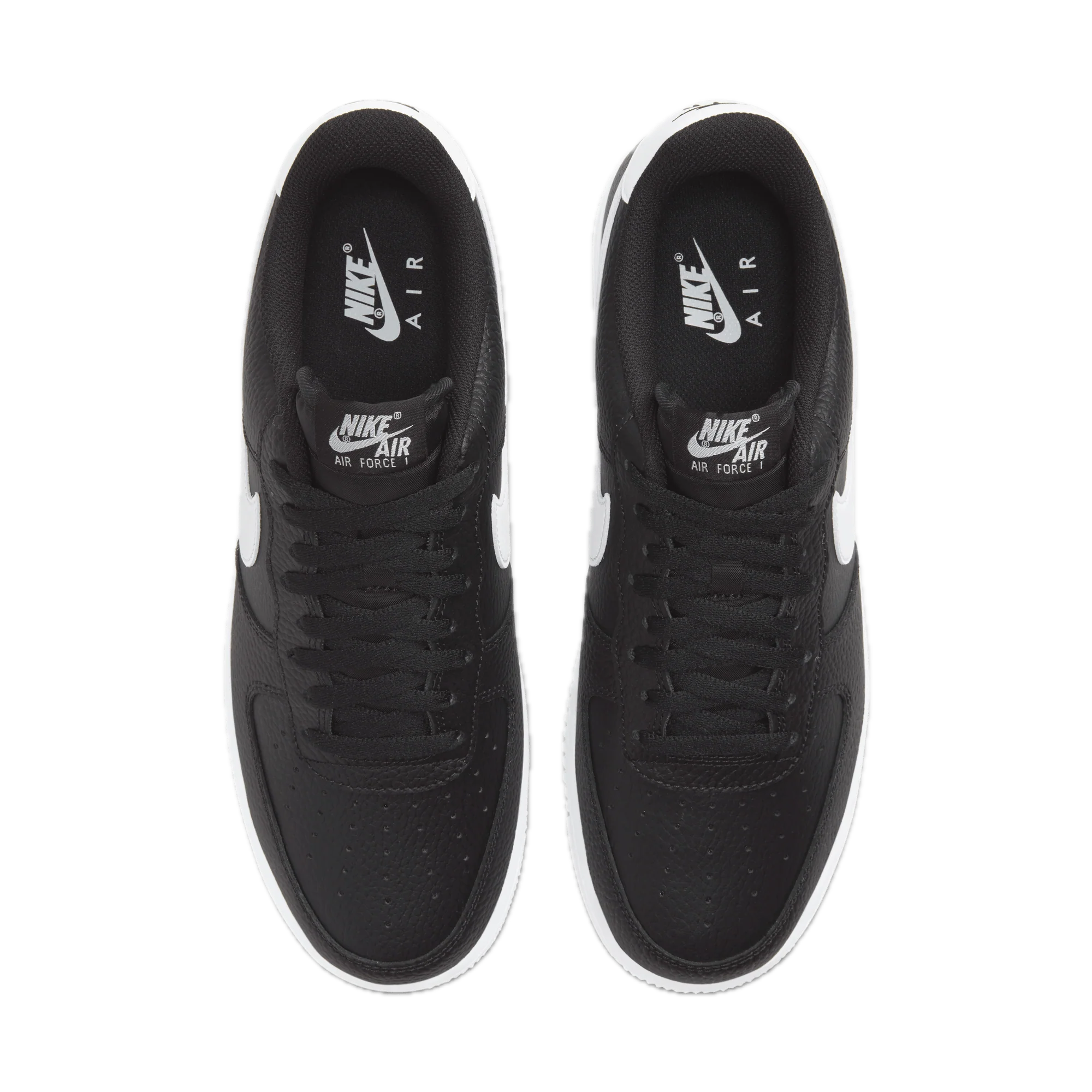 Nike-Air-Force-1-Low-07-Black-White-Pebbled-Leather-3