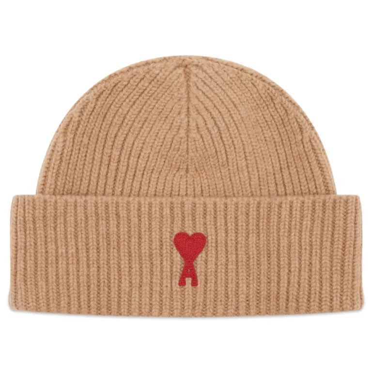 Ami Paris Beanie Wool Beige