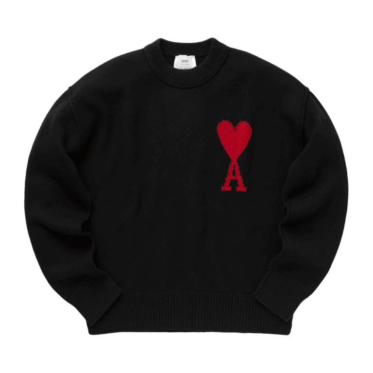 Ami Sweater ‚Black/Red‘