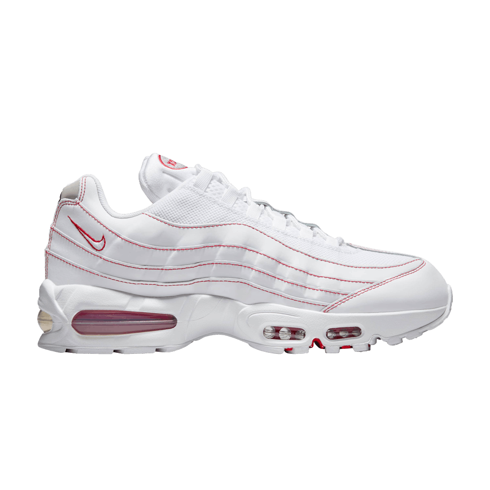 Nike Air Max 95 OG Big Bubble White University Red Nike Air Max 95 OG Big Bubble White University Red