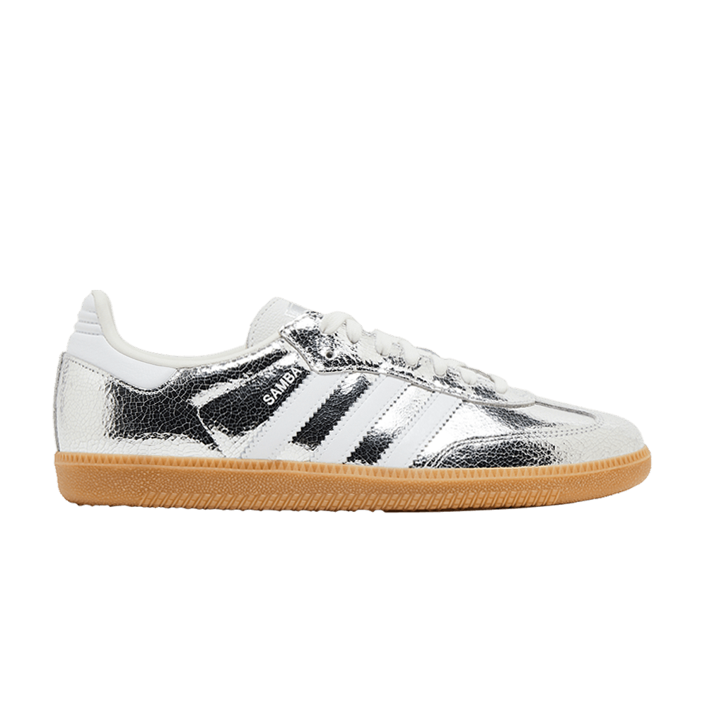 adidas Samba OG Silver Metallic Cracked Leather (Women’s) adidas Samba OG Silver Metallic Cracked Leather (Women’s)