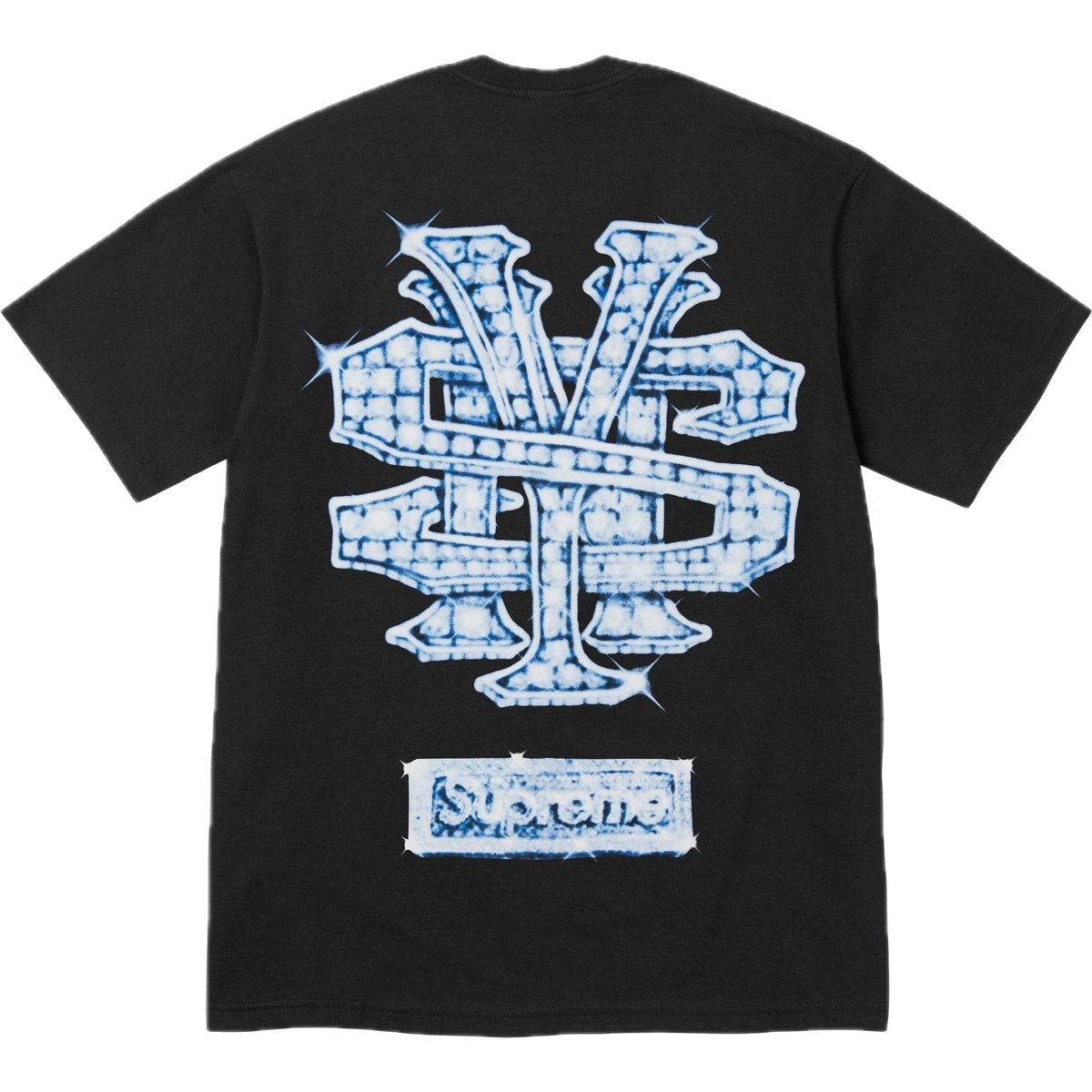 supreme-snowman-tee-black-back