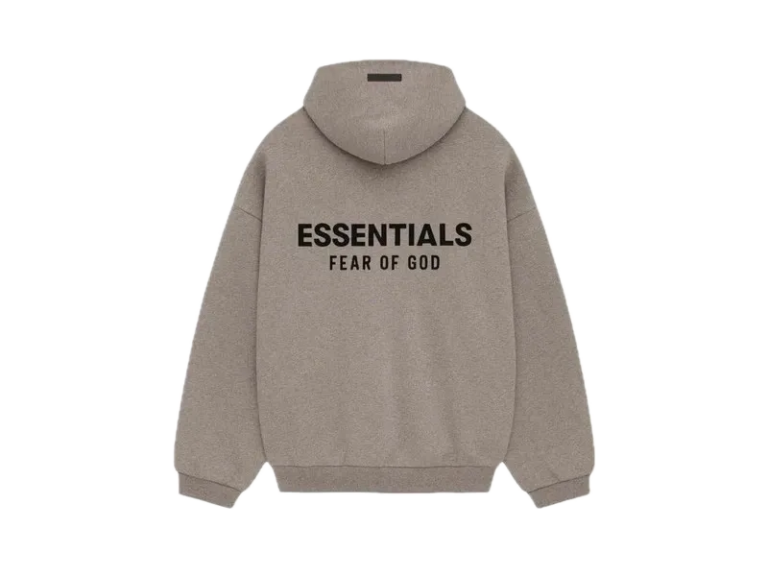 Fear of God Essentials Fleece Hoodie Heather Gray (FW24)