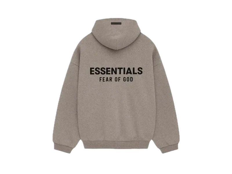 Fear of God Essentials Fleece Hoodie Heather Gray (FW24)