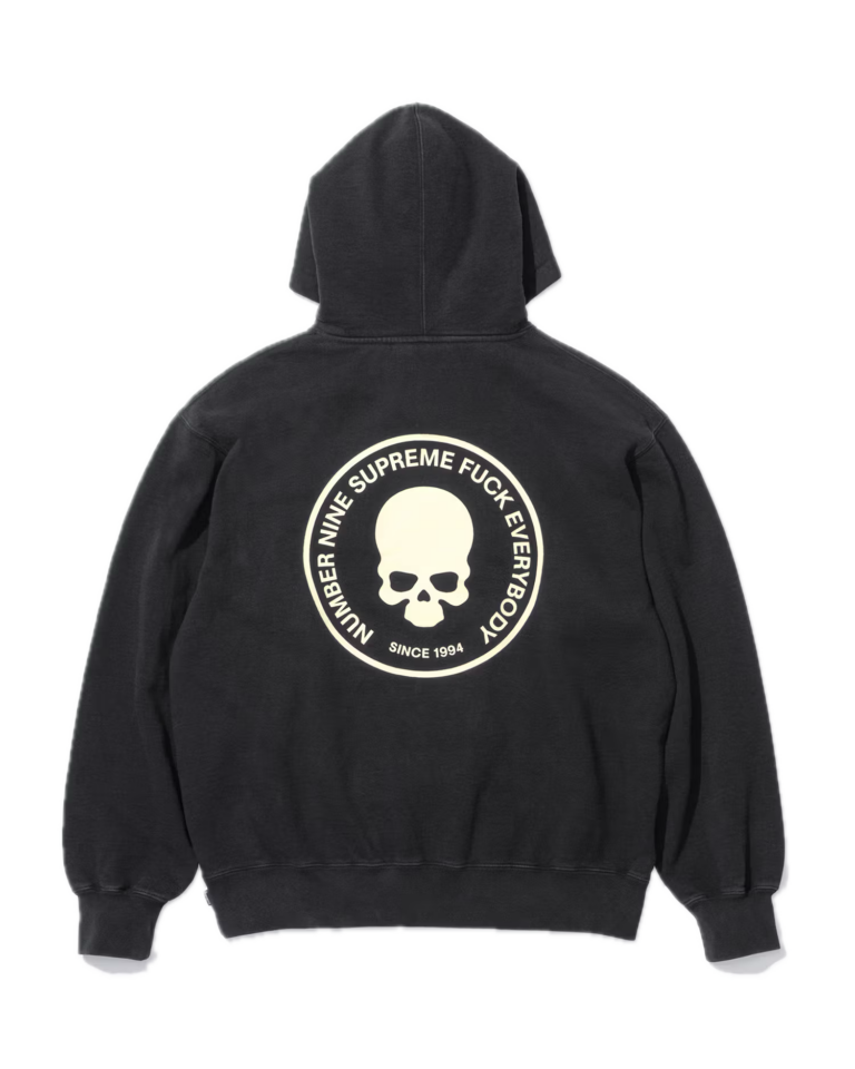 Supreme Number (N)ine Hooded Sweatshirt Black