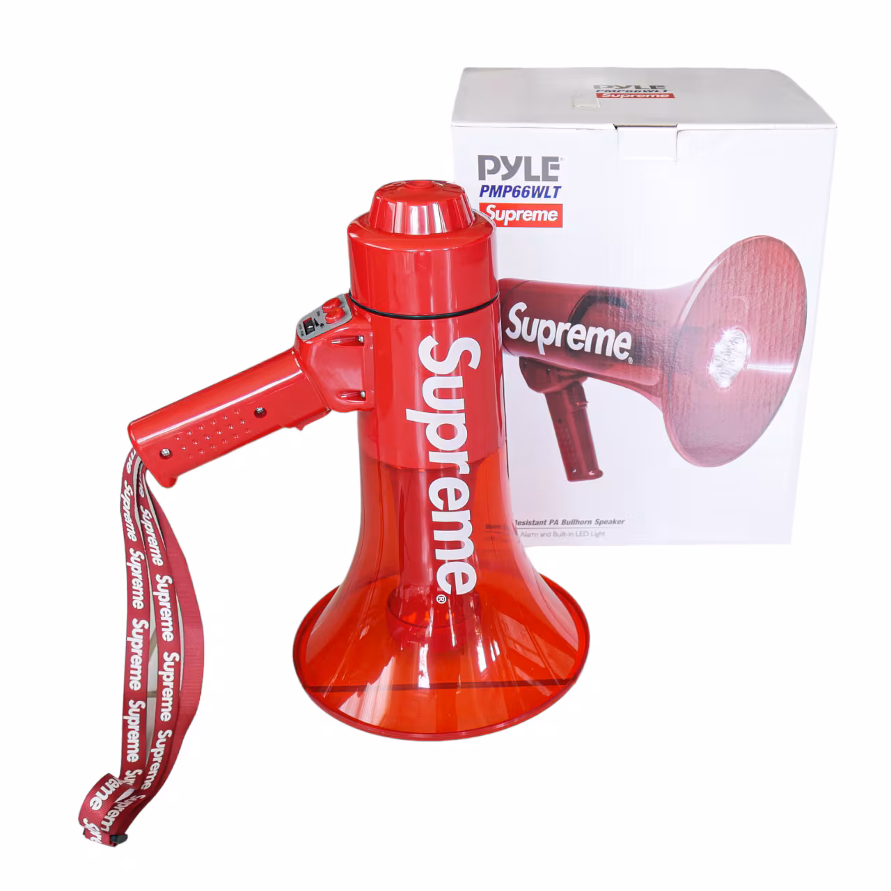 Supreme-Pyle-Waterproof-Megaphone-Red-3