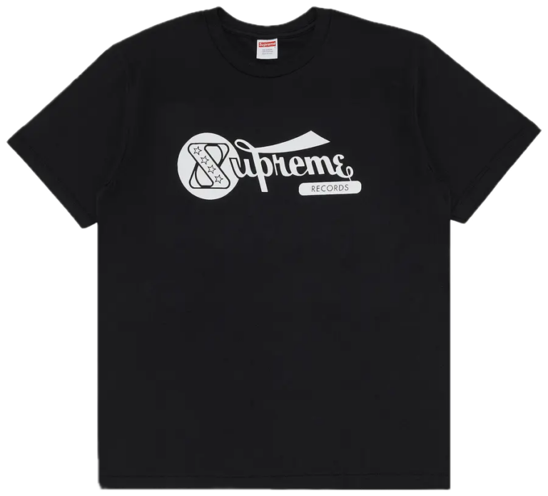 Supreme Records Tee Black