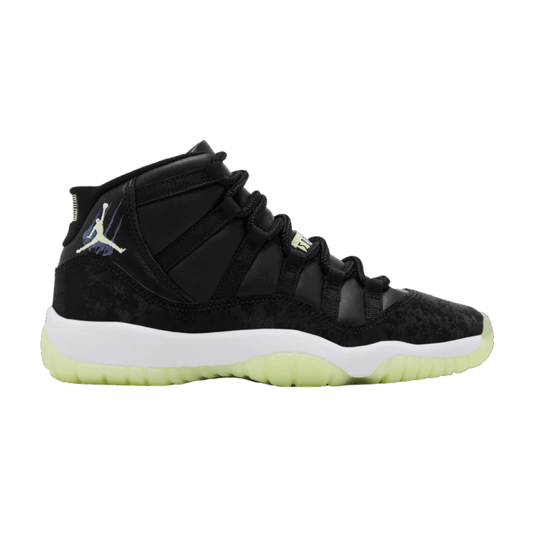 Jordan 11 Retro Black Barely Volt (GS)