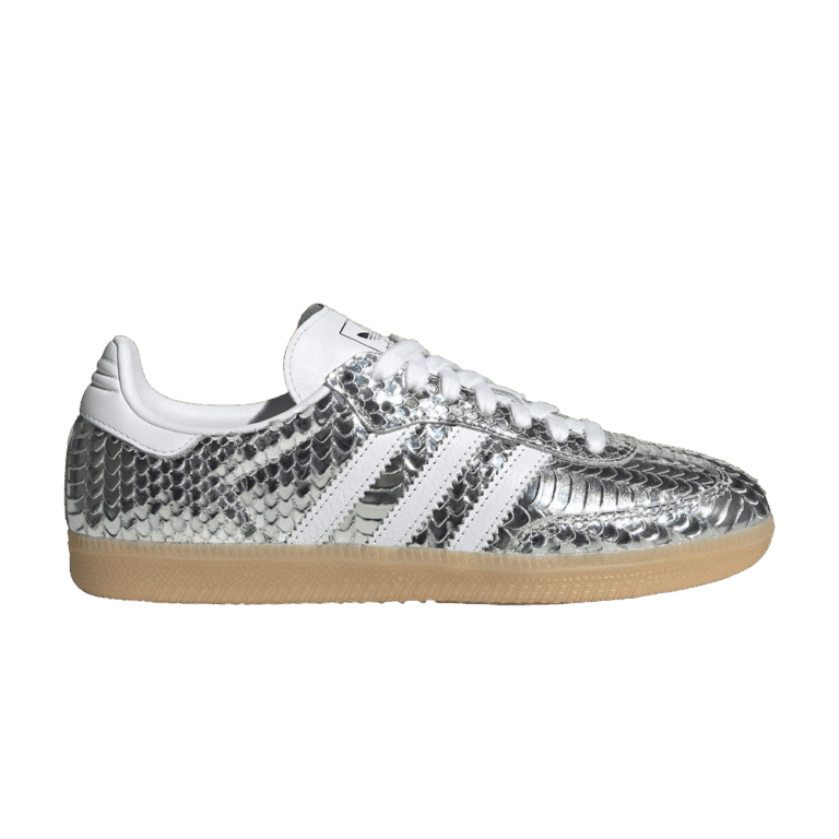 adidas Samba Patent Snakeskin Silver Metallic (Women’s)
