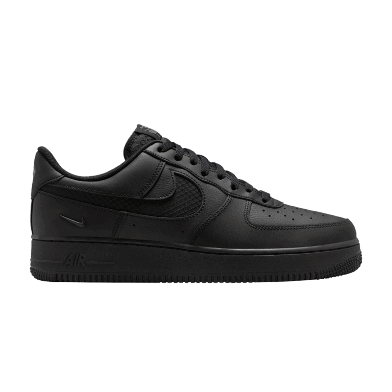 Nike Air Force 1 Low SE Triple Black Ripstop